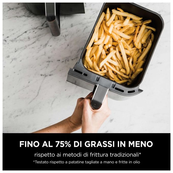 Ninja AF300 Friggitrice ad Aria Calda 7.6 Litri 1690W Nero