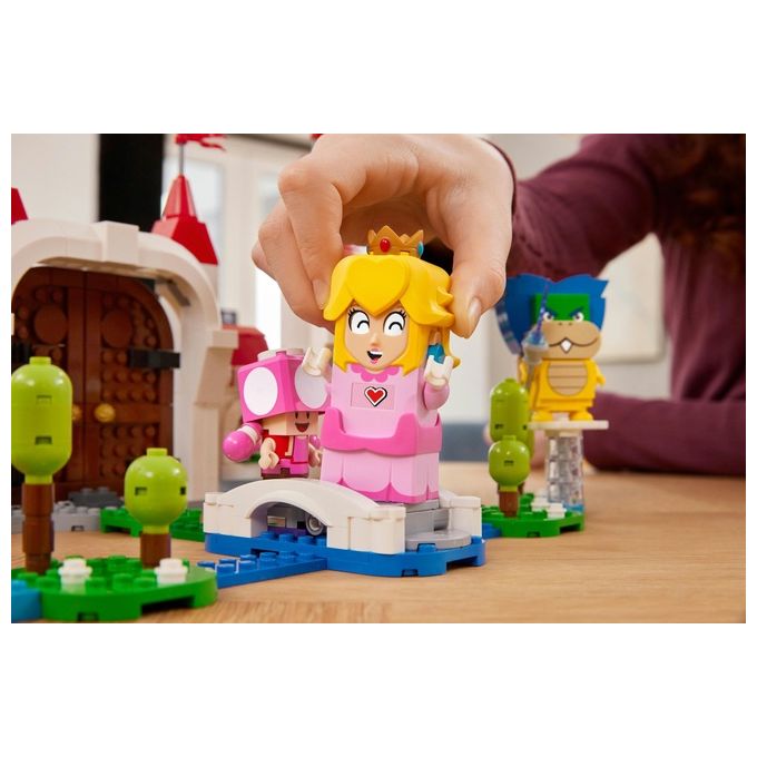 LEGO 71408 Super Mario Pack Espansione Castello di Peach 1216 pezzi 5 personaggi inclusi (48x37x9 5 cm) colore Nero