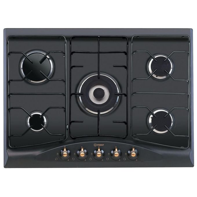 Indesit BB752 IAN Piano Cottura a Gas 5 Zone 70 cm Antracite