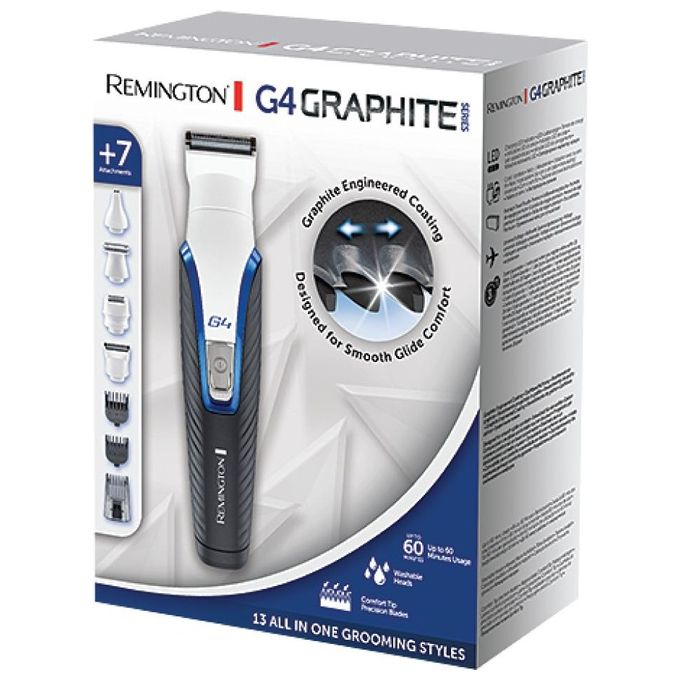 Remington PG4000 Rasoio da Uomo Nero-Blu-Bianco