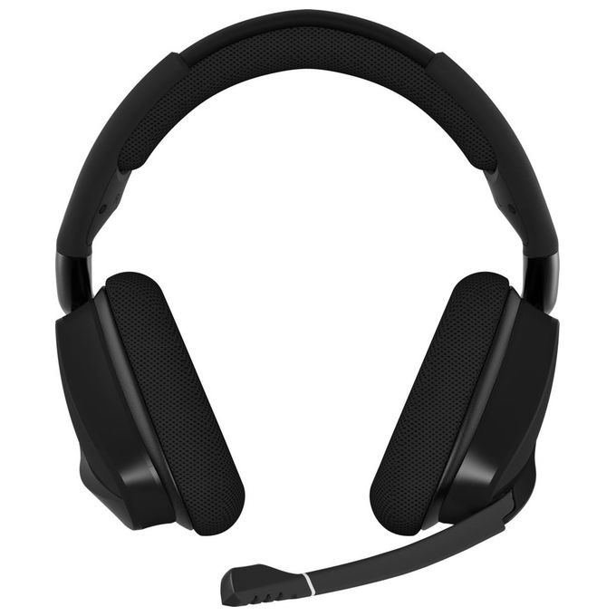 Corsair VOID ELITE RGB Wireless Cuffie Gaming con Microfono, Audio 7.1 Surround, Wireless 2,4GHz a Bassa Latenza, 12 metri di Portata, Personalizzabili Illuminazione con PC, PS4 Compatibilita', Nero