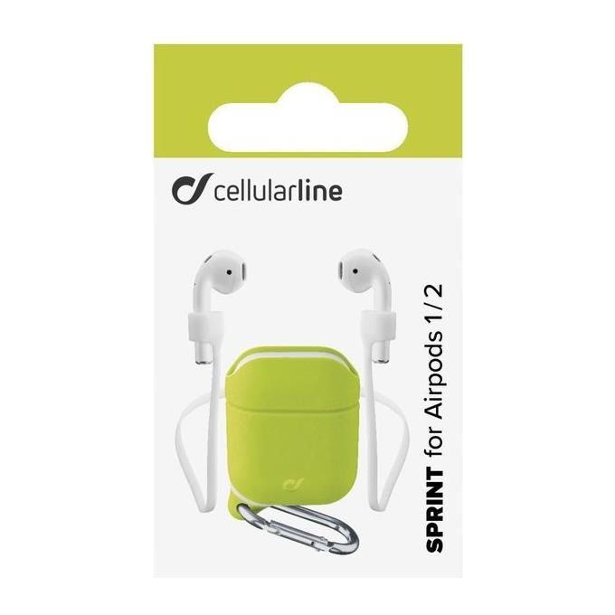 Cellular Line SPRINTAIRPODSL Custodia Sprint per Airpods Lime