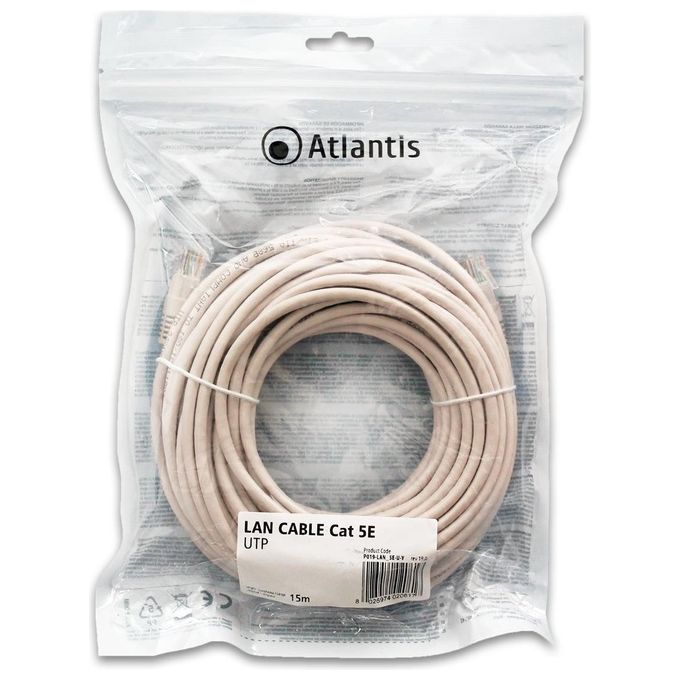 Atlantis Cavo di Rete Cat 5e Utp 15mt