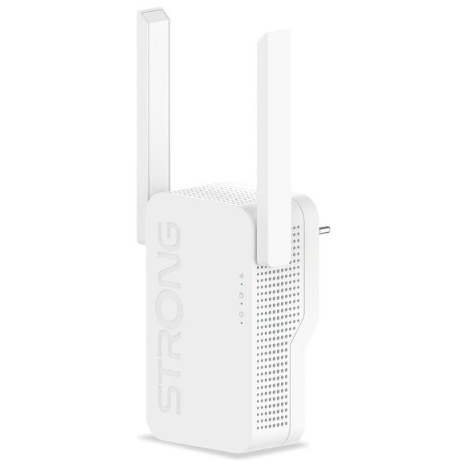 Strong Repeater AX 3000 Ripetitore Wi-Fi 6 Dual Band WiFi Extender Amplificatore Segnale WiFi Range con 1 Porta Gigabit Ethernet Compatibile con Tutti i Box Internet