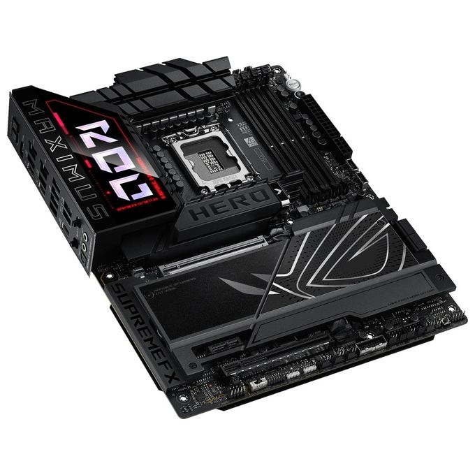 ASUS ROG Maximus Z890 Hero Scheda Madre Intel ATX 22122 Fasi di Alimentazione Slot DDR5 PCIe 5.0 GPD di Nuova Generazione 6 Slot M.2 WiFi 7 AI Overclocking Slot PCIe Q-Release Slim