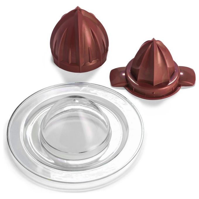 Tognana Iridea Spremiagrumi Elettrico con Sistema Salvagoccia Rosso Mela