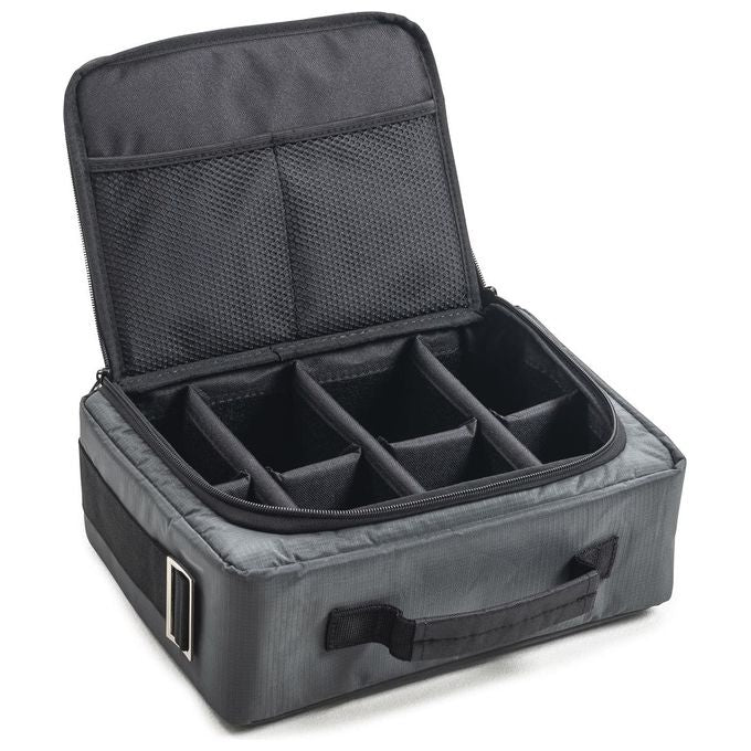 B and W International TEX.117 Borsa per Fotocamera con Divisorio Grigio