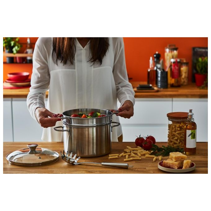Lagostina 010166020922 Pastaevapore 22cm Speciali Acciaio
