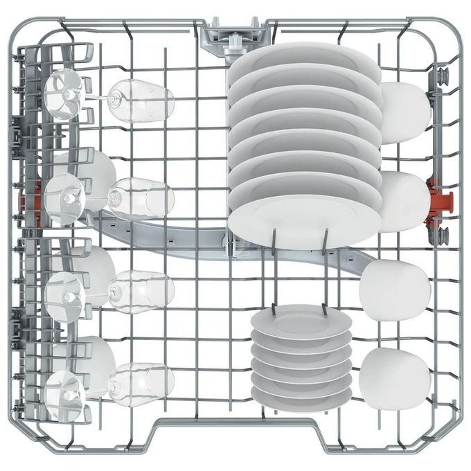 Hotpoint HI 3010 Lavastoviglie da incasso a Scomparsa Totale 13 Coperti Classe energetica F 5 programmi 60 cm Argento