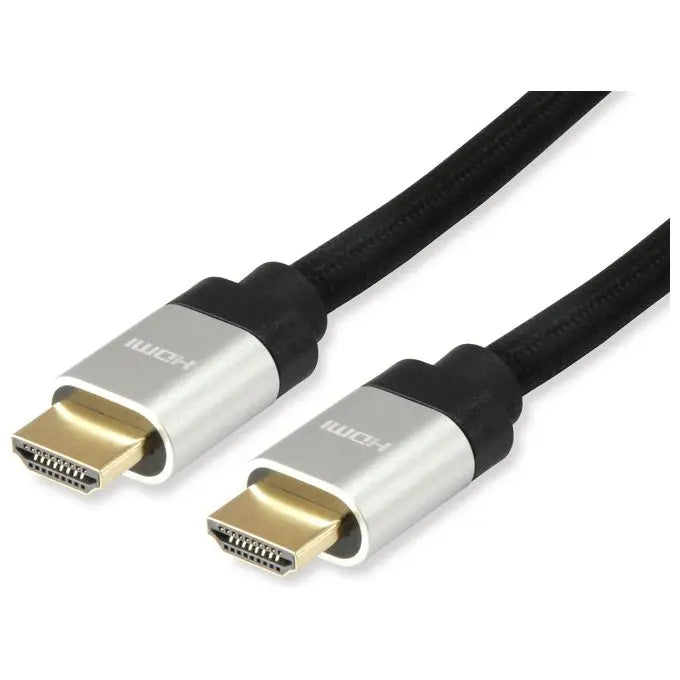 Conceptronic Cavo HDMI 3mt HDMI tipo A Standard Nero-Argento