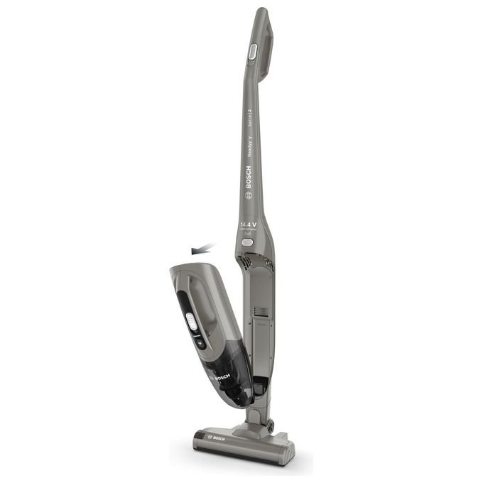 Bosch BBHF214G Readyy'y Scopa Elettrica Senza Sacchetto Grigio