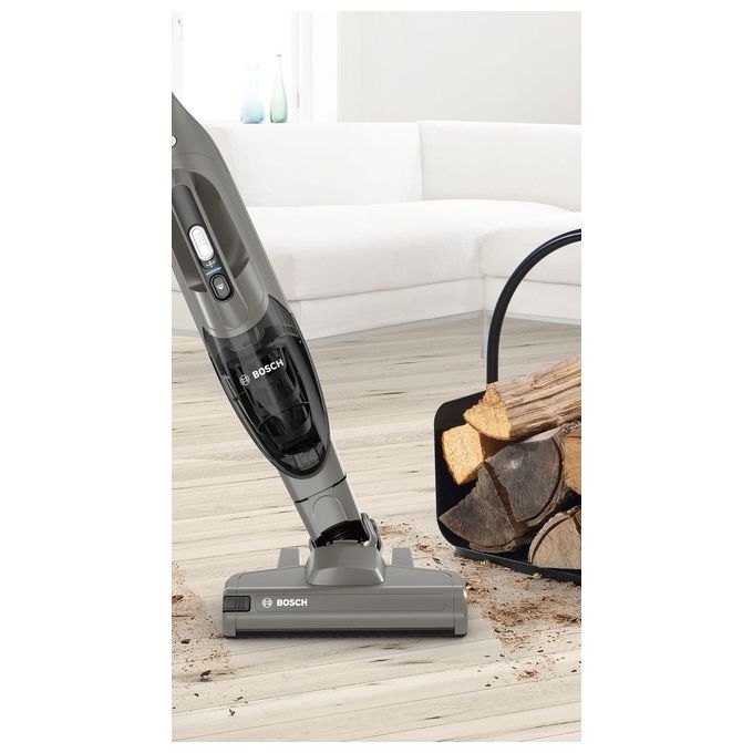Bosch BBHF214G Readyy'y Scopa Elettrica Senza Sacchetto Grigio