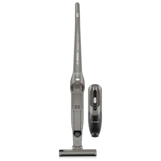 Bosch BBHF214G Readyy'y Scopa Elettrica Senza Sacchetto Grigio