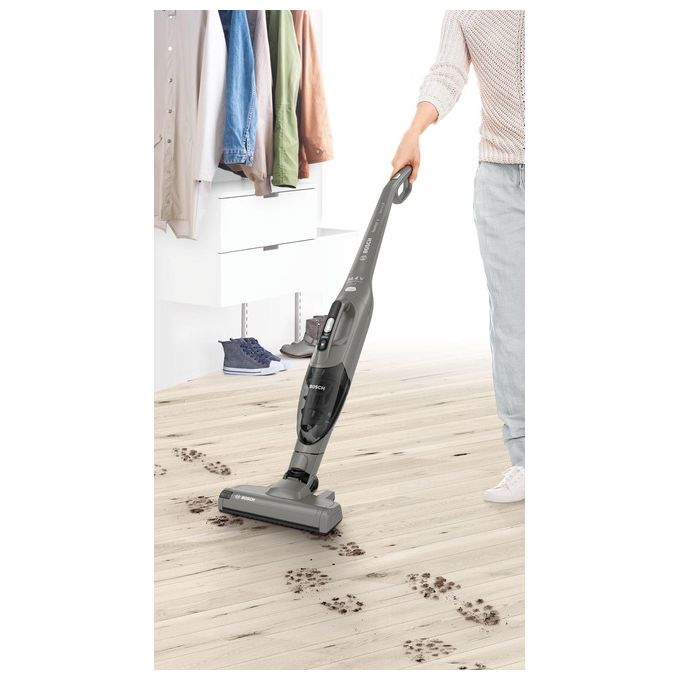 Bosch BBHF214G Readyy'y Scopa Elettrica Senza Sacchetto Grigio