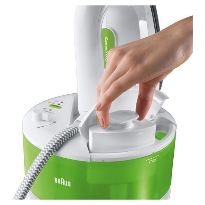 Braun IS2055GR Ferro da Stiro con Caldaia 2200W 13 Litri Verde-Bianco