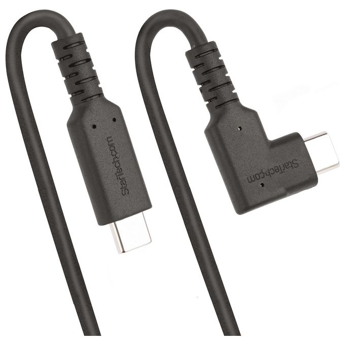 Startech.com Cavo Usb-c Angolare Robusto da 2mt Cavo di Trasferimento Dati Usb Type-c ad Angolo Retto