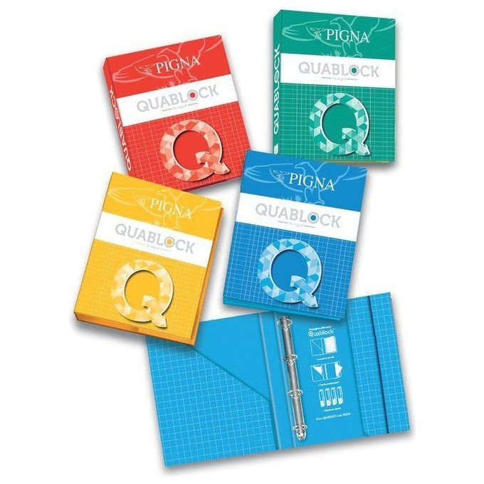Pigna Quaderno Quablock a4 4 Anelli