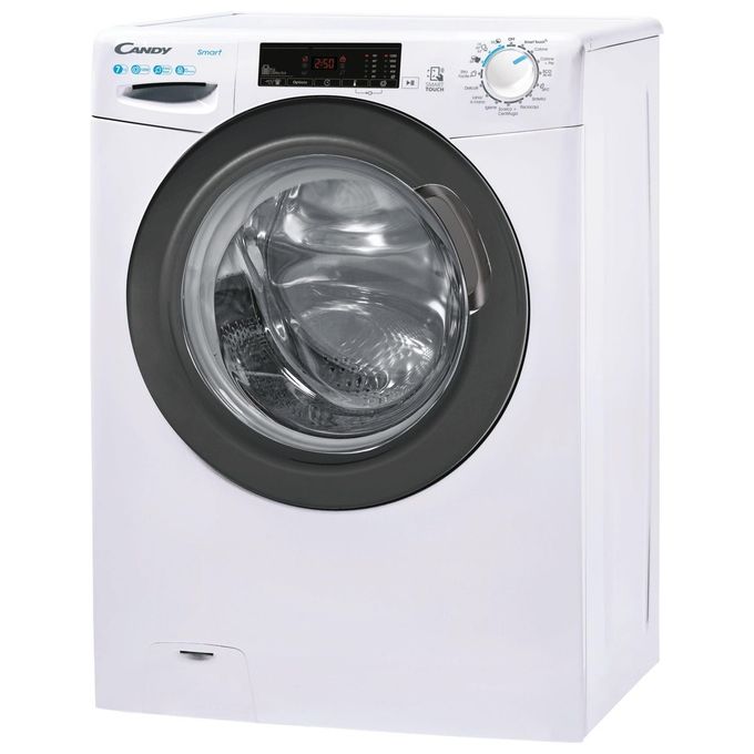 Candy CSS4127TRE-1-11 Lavatrice Slim Carica Frontale  Connettivita' NFC Smart Cycles Smart Touch Classe energetica D (A+++) Capacita' di carico 7 Kg Centrifuga 1200 giri Profondita' 43 cm