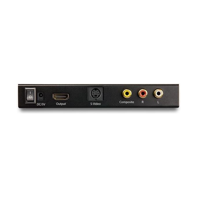 StarTech.com Convertitore Adattatore Vídeo Composito o S-Vídeo a Hdmi con Audio 720p NTSC e PAL