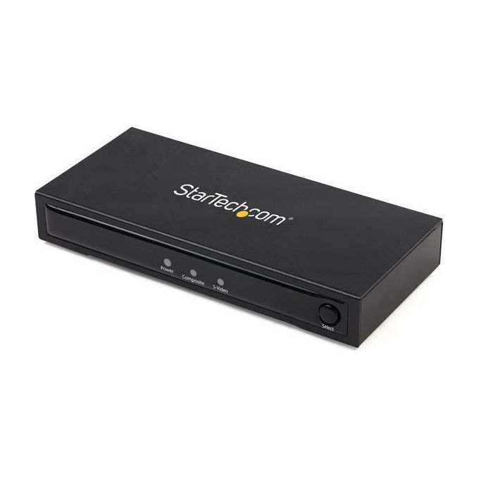 StarTech.com Convertitore Adattatore Vídeo Composito o S-Vídeo a Hdmi con Audio 720p NTSC e PAL