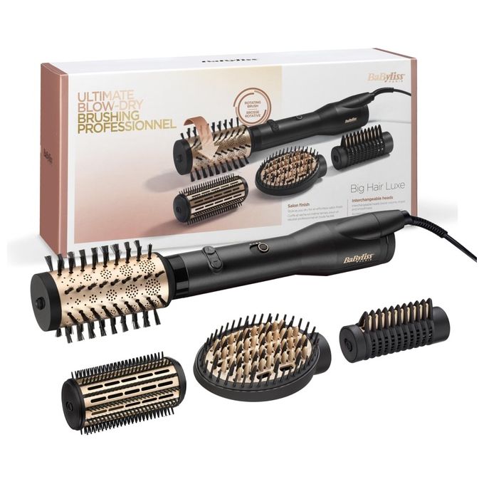 BaByliss AS970E Spazzola Rotante Da 650W Funzione Ionica Anti-Crespo