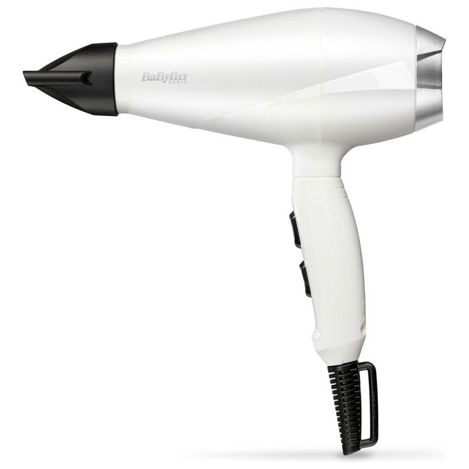BaByliss 6704WE Asciugacapelli Nero-Bianco 2000W