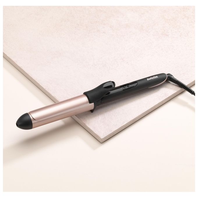 Babyliss Arricciacapelli 230 Smooth Glide Nero e Rosa