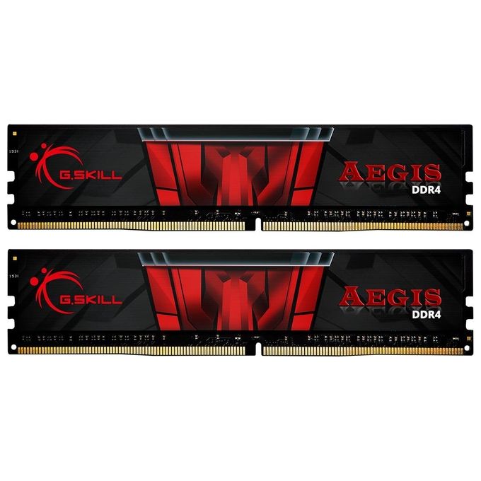 G.Skill F4-3200C16D-16GIS Aegis Memoria Ram 16Gb Kit 2x8Gb DDR4 3200MHz Cl16