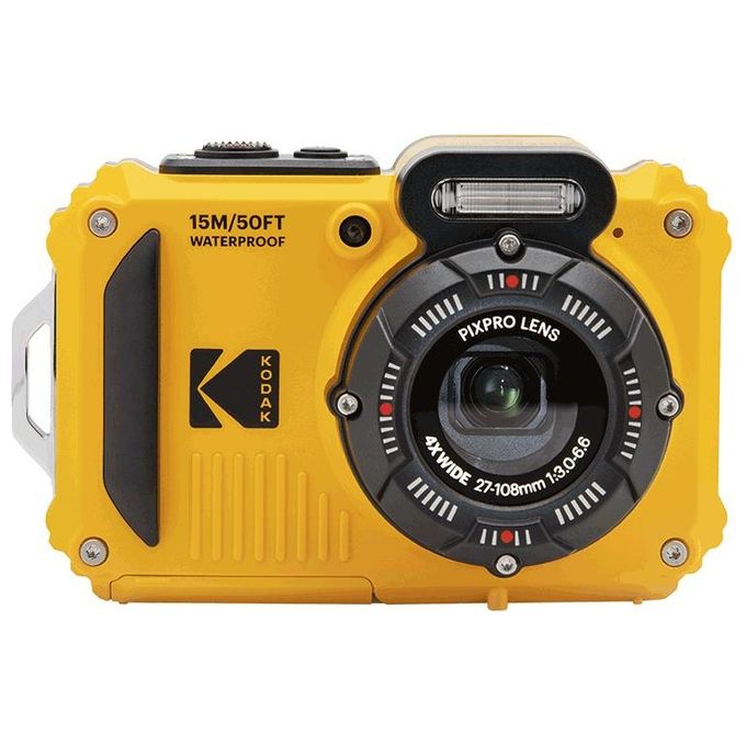 Kodak Pixpro WPZ2 Fotocamera Digitale Compatta 16 MPixel Impermeabile e Antiurto Giallo