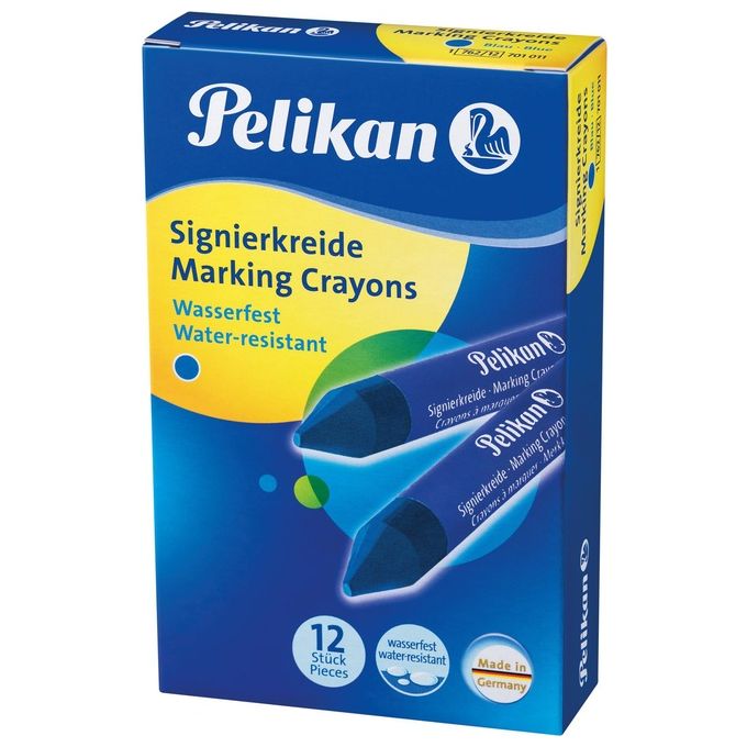 Pelikan Confezione 12 Pastelli Industriali 762 Blu