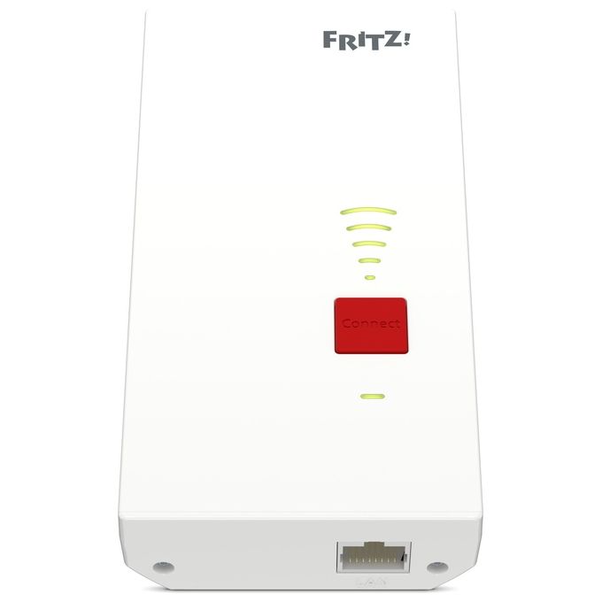 Fritz! Ripetitore 2400 International ripetitore-estensore segnale WiFi AC+N Dual Band Mesh 1x Gigabit-LAN WPS