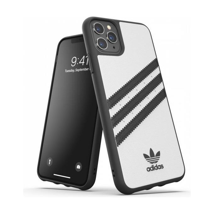 Adidas Samba Cover per iPhone 11 Pro Max Bianco-Nero