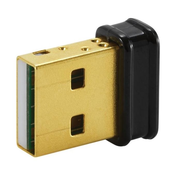 ASUS USB-N10 Nano B1 N150 - Chiavetta USB WLAN (WiFi 4, USB 2.0, Windows Mac e Linux)