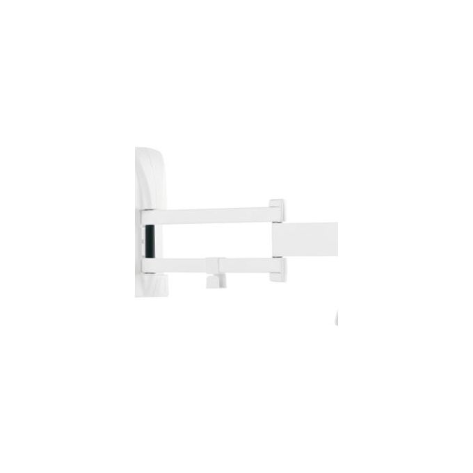 Meliconi Supporto da Parete 200Sdr Plus Bianco per Tv a Schermo Piatto da 26'' a 40'' 3 Snodi Max 25Kg