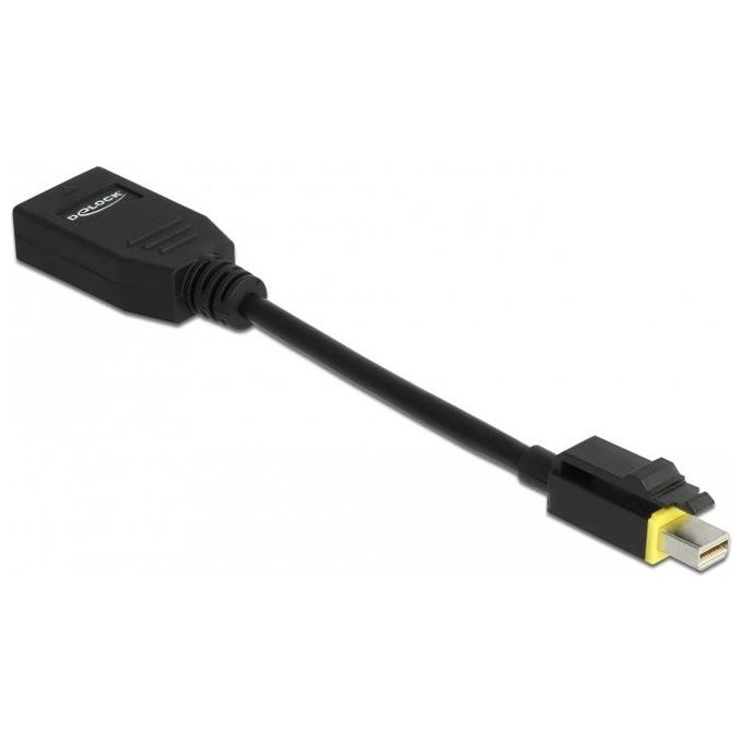 DeLOCK Adattatore Mini DisplayPort 1.4 a DisplayPort con Funzione di Scatto 8K 60Hz