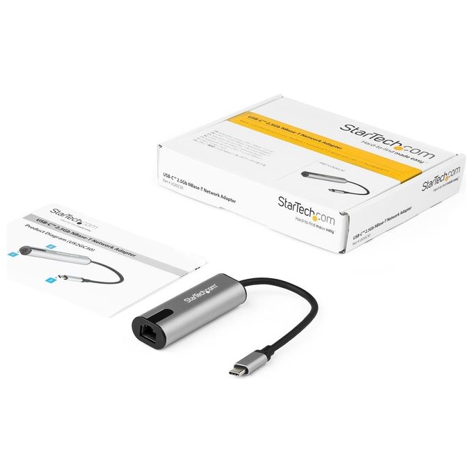 StarTech.com Adattatore da Usb 3.0 Type-C a 2,5 Gigabit Ethernet con prestazioni 2.5GBASE-T per una connettivita' avanzata