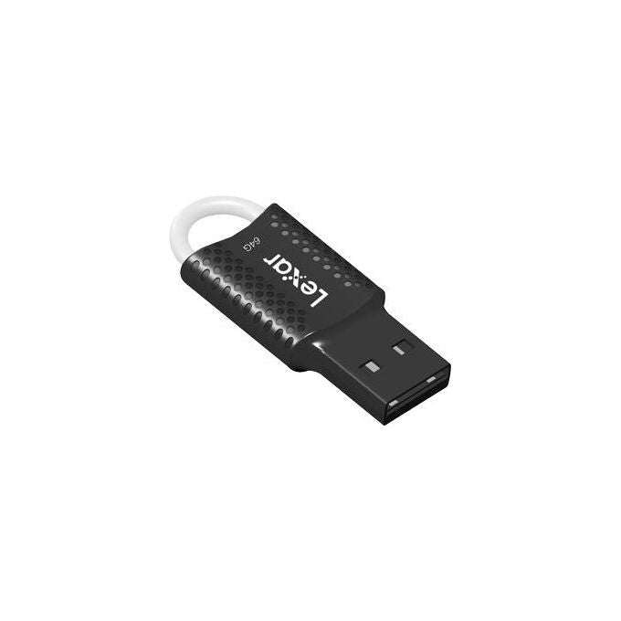 Lexar, Chiavetta USB, 64 GB, 2.0, JumpDrive V40, Nera