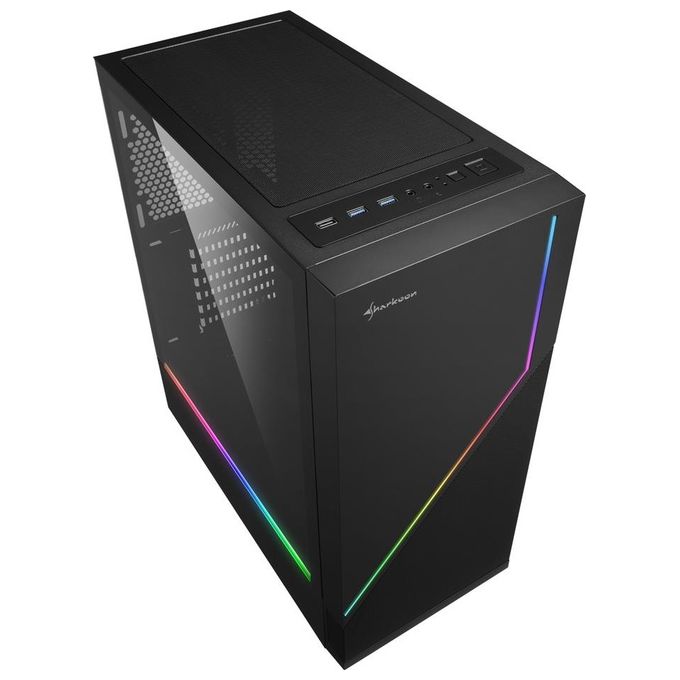 Sharkoon RGB FLOW Midi Tower Nero