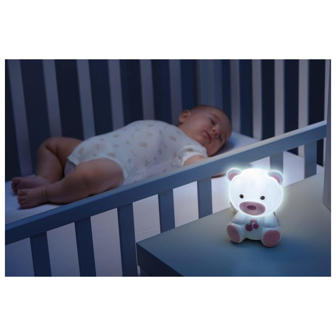 Chicco Proiettore Luce Notte Orsetto Rosa