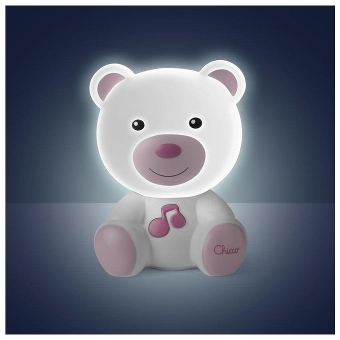 Chicco Proiettore Luce Notte Orsetto Rosa