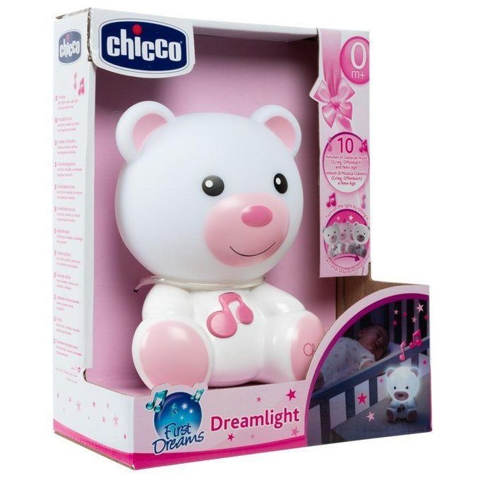 Chicco Proiettore Luce Notte Orsetto Rosa