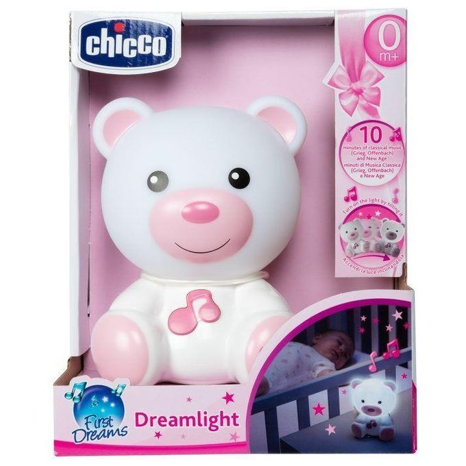 Chicco Proiettore Luce Notte Orsetto Rosa
