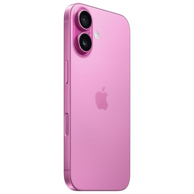 Apple MYEA3QL-A iPhone 16 Smartphone 5G 128GB Display 6.1'' OLED Chip A18 Doppia SIM IP68 colore Rosa