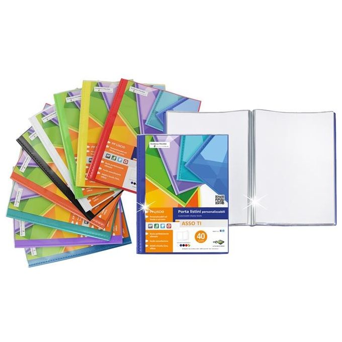 Sei Rota Porta Listino Asso TI 15x21cm 20 Buste Trasparente