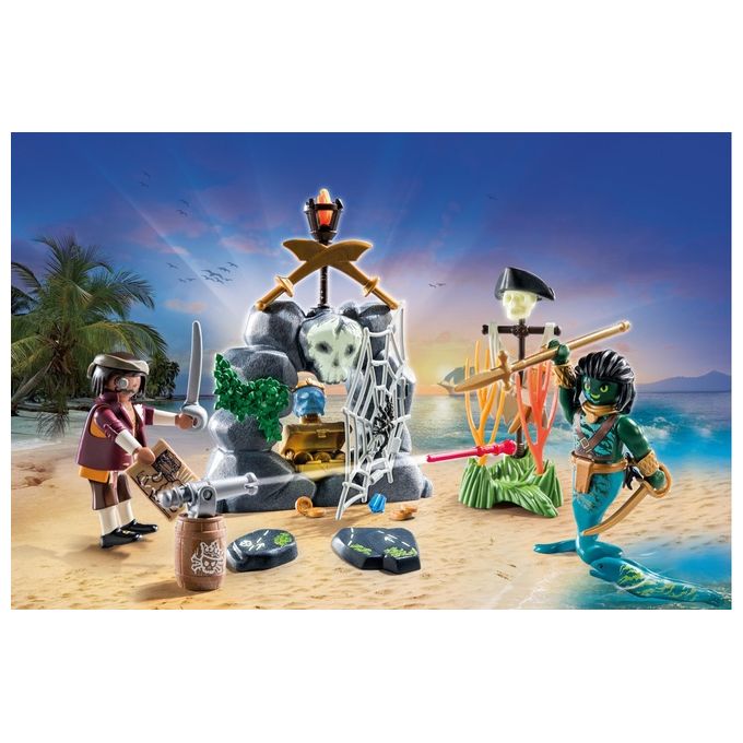 Playmobil Pirates Nascondiglio del Tesoro Pirata