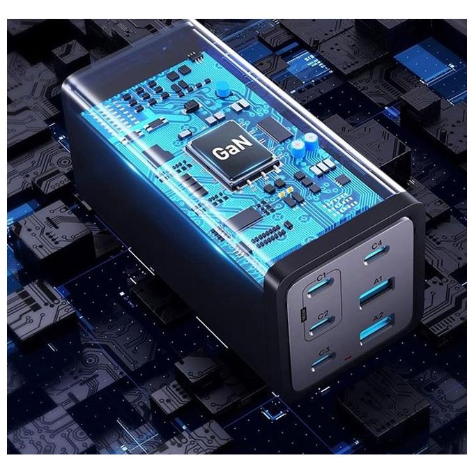 Conceptronic OZUL06BE 6-Port 200W Gan Usb Pd Charger