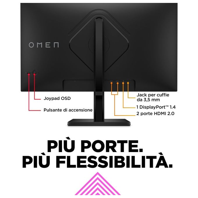 HP OMEN by HP 27 Monitor PC 27'' 1920x1080 Pixel Full HD Nero
