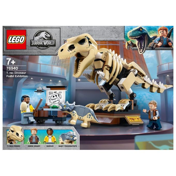 LEGO Jurassic World T. Rex Dinosaur Fossil Exhibition