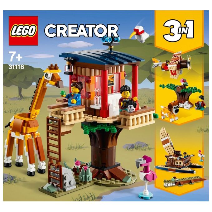 LEGO Creator 3 in 1 Casa sull'Albero del Safari