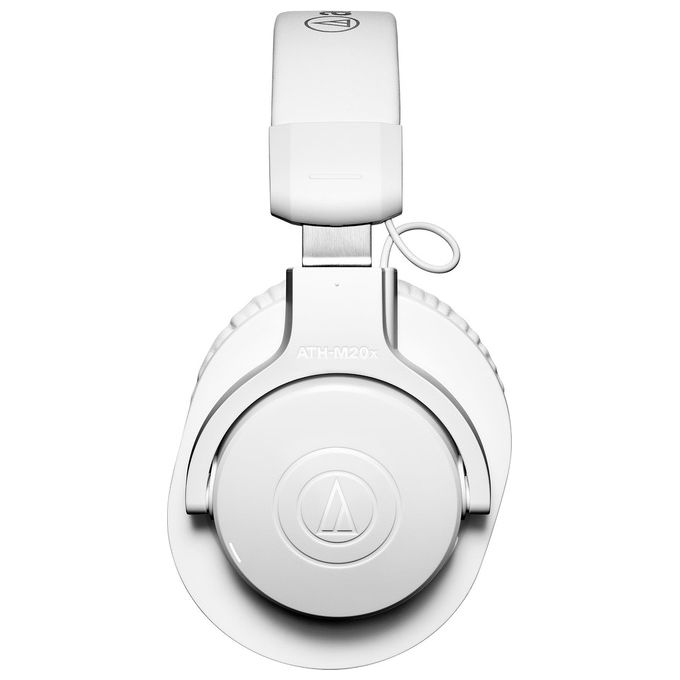 Audio-Technica ATH-M20xBT Cuffia Wireless Entry Professionale con Microfono Incorporato Bianco